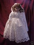 Porcelain Wedding Doll Bride Hand Made Dress