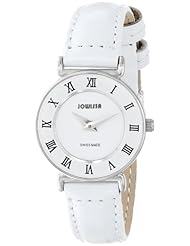 Jowissa Womens J2.001.S Roma 24 mm White Leather Roman Numeral Watch