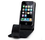 DEXIM - Etui cuir luxe avec batterie intégrée 1200 mAh BluePack S4 pour Apple iPhone 3GS / 3G / iPhone V1 (DCA087)