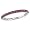 10k White Gold Ruby w/ Black Rhodium Band, Size 5