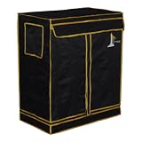 Small Grow Tent by Lighthouse Hydro 30"x18"x36" Hydroponics Grow Tent 2.5X1.5X3 100% Reflective Mylar