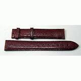 New Genuine Cartier Burgundy Lizard Watch Band 17mm NEW