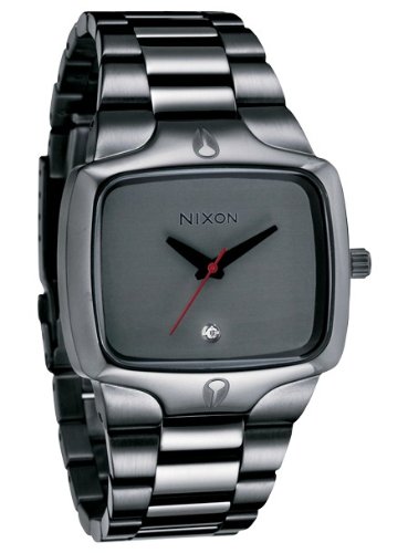 Nixon Men's A140-035 Stainless-Steel Analog White Dial Watch