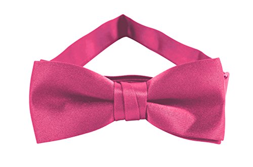 Solid Color Boys Bowtie - Fuchsia Pink