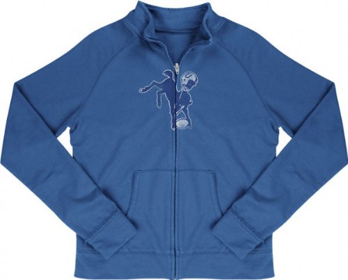 Indianapolis Colts Retro Sport Women's Retro Logo Blue Track Jacket