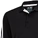 adidas Golf Men's Climacool 3 Stripes Polo Shirt, Black/White/Vista Grey, Medium