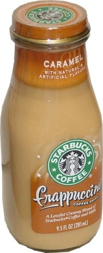 Starbucks Frappuccino, Caramel, 9.5 Oz. Glass Bottles / 12 PK
