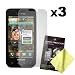 Three LCD Screen Guards / Protectors for Samsung Fascinate / Mesmerize / SCH-I500