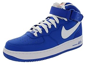 Nike Men's Air Force 1 Mid '07 Game Royal/White Basketball Shoe 11 Men US