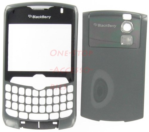 --Titanium OEM Original RIM Blackberry 8330 Curve Housing Case Faceplate with Lens New Plus Tool Kit T5 Screw Driver & Opener