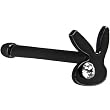 Playboy Black Titanium Rabbit Head Nose Bone