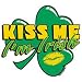 Men's Sweatshirt : Kiss Me Im Irish - Shamrock St Patricks Day