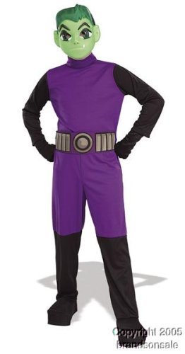  Kid's Beast Boy Teen Titans Costume (Size:Medium 810)