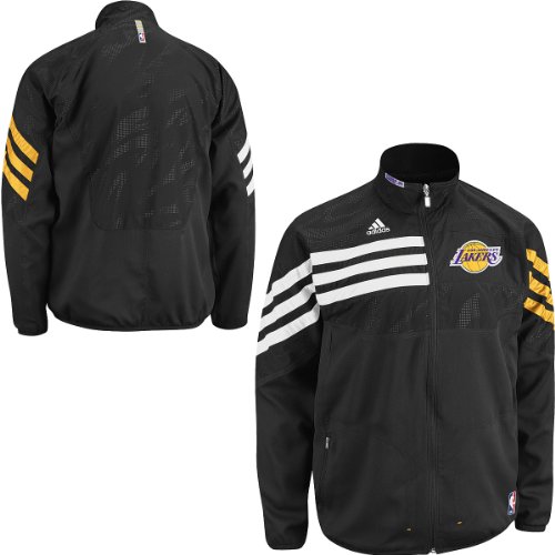 Adidas Los Angeles Lakers On-Court Warmup Jacket Small