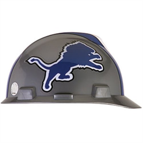Hardhat - NFL Logo V-Gard Caps - 1-Touch Suspension (Detroit Lions)