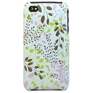 iLuv NATURE Themed Soft Coated Acrylic Case for iPhone 4 (Pink)