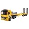Bruder Toys Mercedes-Benz Actros Low-Loader Truck with CAT Excavator Combo