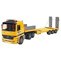 Bruder Toys Mercedes-Benz Actros Low-Loader Truck with CAT Excavator Combo