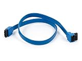 Monoprice 18-Inch SATA III 6.0 Gbps Cable with Locking Latch and 1 x 90-Degree Plug (108783)
