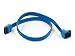 Monoprice 18-Inch SATA III 6.0 Gbps Cable with Locking Latch and 1 x 90-Degree Plug (108783)