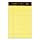 TOPS 63900 Docket Gold Legal Ruled Pad, 5 x8, Canary, 20#, 50 Sheets/Pad, 12/pack