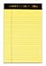 TOPS Docket Gold Junior Legal Pad, 8 x 5 Inch, Junior Legal Rule, 50 Sheets, 6-Pack, Canary (99704)