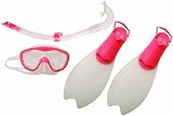 Speedo Junior Scuba Set - Pink Size 31-33 (Small)