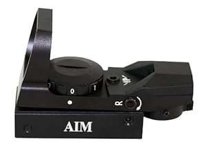 Aim Sports Red Dot Sight with 4 Different Reticles