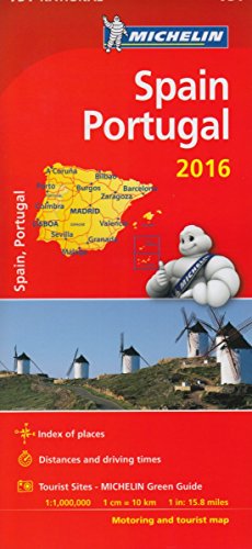 Spain & Portugal 2016 National Maps 734 2016 (Michelin National Maps)