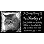 12 x 6 Pet Memorial Marker with "Dear Lord" Poem. Cat, Dog, Horse or Any Lost Pet