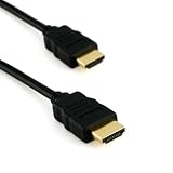 De base de 1,5 m de câble HDMI Haute Performance - Full HD compatible avec 1.3,1.3 b, 1.3c, 1080p, LCD, Plasma et TV LED - Noir