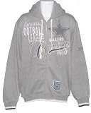 Mens Dallas Cowboys Gray Established 1960 Full Zip Hooded Sweatshirt