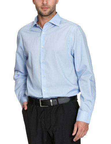 ESPRIT Collection Herren Hemd/ Business N34997, Gr. 43 CM (XL), Blau (basic blue 473) Preisvergleich