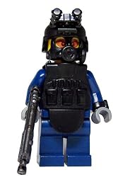 SWAT Team Officer - miniBIGS Custom Minifigure