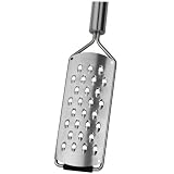 Extra Coarse Professional Stainless Steel Cheese Grater - Etched - Grasp 7004by WOWOOO
