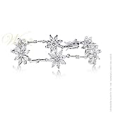 STUDIO 925: *8 Pt STAR FLOWER CZ BRACELET*