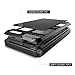 iPhone 6S Case, MIZOO [Black]- [Wallet Card Slot][Heavy Duty Protection] For Apple iPhone 6 6S 4.7 with FREE [Tempered Glass Screen Protector] (Black/Black)