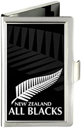 New Zealand All Blacks Rugby Custom Images Business Card Holder Name Case Stainless Box Case Good Gift