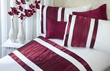 Ritz Berry Superking Embroidered Sequined Duvet Cover Set