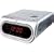 GPX C208 AM/FM Clock Radio with Top Load CD Player (Silver)