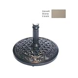 Meadow Decor Amazon Umbrella Stand - Desert Stone Finish (50 Lb)