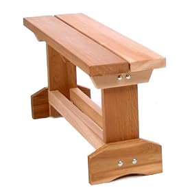 3' Western Red Cedar Wood Outdoor Patio Market Bench