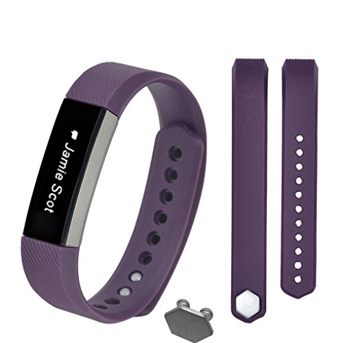 Fitbit Alta Accessories CoperTM Large Size Replacement Wristband Band Strap + Buckle For Fitbit Alta Wristband Bracelet (Purple)