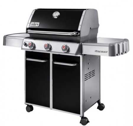 Weber 6511001 Genesis E-310 Liquid Propane Gas Grill, Black