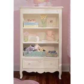Ma Marie Bookcase Antique White by Young America