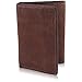 Brown Genuine Leather Trifold 9 Card Leather Wallet Handmade
