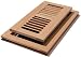 Decor Grates WLF410-U 4-Inch by 10-Inch Wood Flushmount Floor Register, Unfinished Oak