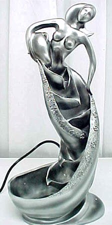 Large Abstract Water Jug Girl Fountain Statue