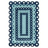 Lifestyle Crafts Nesting Eyelet Rectangles Cookie Cutter Die Lifestyle Crafts Nesting Eyelet Rectangles Cookie Cutter Die