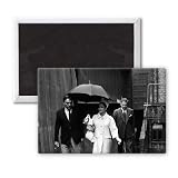 Elizabeth Taylor and Richard Burton - 3x2 inch Fridge Magnet - large magnetic button - Magnet